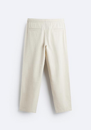 Lyocell jogger waist trousers