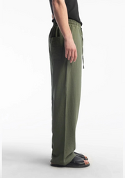 Lyocell jogger waist trousers