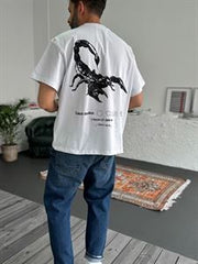 Scorpion Printed Oversize T-Shirt