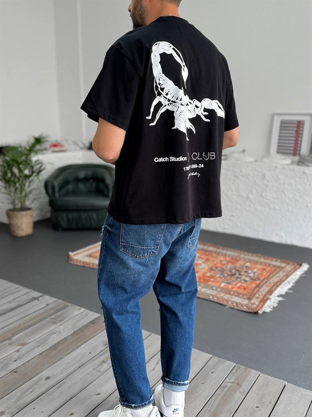 Scorpion Printed Oversize T-Shirt