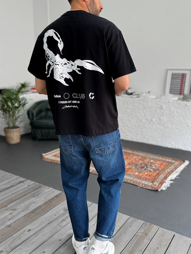 Scorpion Printed Oversize T-Shirt