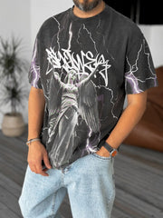 Sculpture Printed Oversize T-Shirt