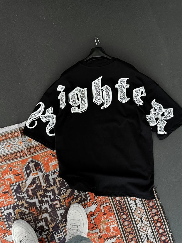 Fighter Embossed Oversize T-Shirt