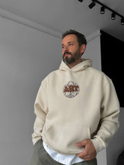 Ancient Art Printed Hooded Sweatshirt