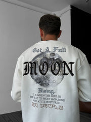 White Moon Designer Sweatshirt