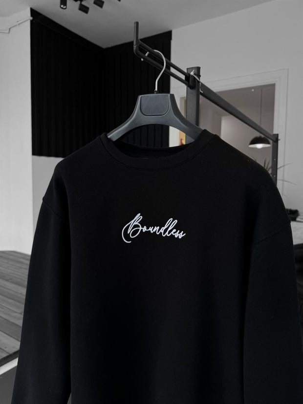 Black Boudless Sweatshirt